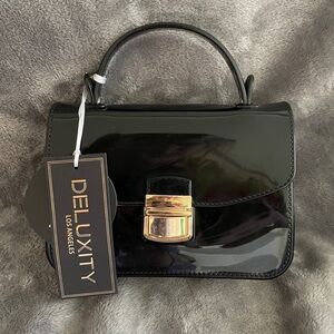 Deluxity Black and Gold Mini Bag